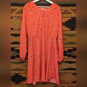 Joe Fresh Floral Knee-Length Dress, US M